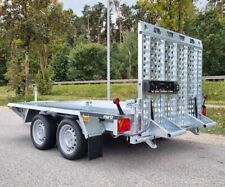 Maschinentransporter Baumaschinenhänger 2700kg tandem Schaufelablage gebremst