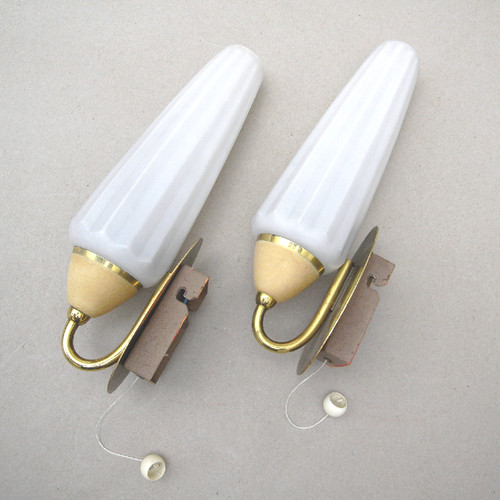 Wandlampen paar lampen 50er - 2,