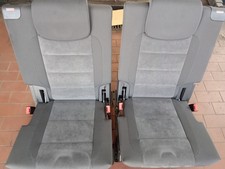 Sitzbank VW Touran 1T3 3 Sitzreihe Sitze hinten Stoff Grau komplett