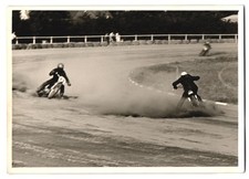 Fotografie Motorsport, Speedway-Motorradrennen, Motorrad, Rennmotorrad, Geister 