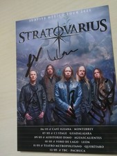 STRATOVARIUS - HEAVY METAL - ORIG. AUTOGRAMME 13 x 18 cm FOTO  - HAMMERMOTIV!