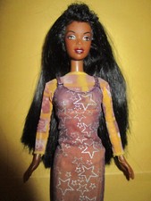 B558) RARE ALTE VINTAGE BARBIE AA HOLLYWOOD NAILS CHRISTIE #24557 MATTEL 1999