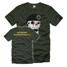 Barett Aufklärer Totenkopf Heer Bundeswehr Abzeichen Kompanie T-Shirt#33503
