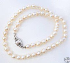 ♦♦ Perlenkette 835 Silberkette Silber Perlen Kette Collier Perlencollier ♦♦
