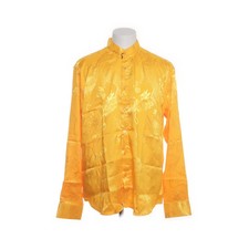 Hemd, Größe: XL, Gelb, Polyester, Satin, Herren #xAi