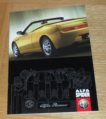 Alfa romeo spider prospekt - romeo,