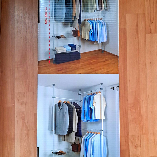 Teleskop-Garderobe