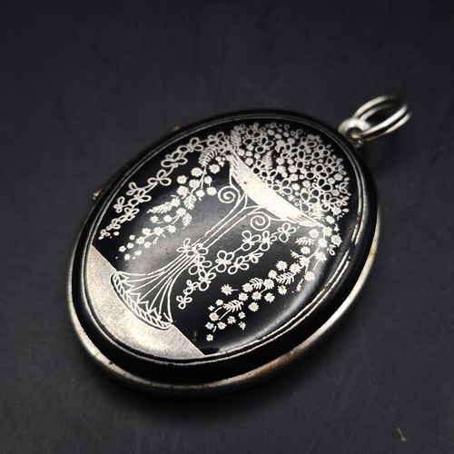 Vintage medaillon anhänger - medaillon,