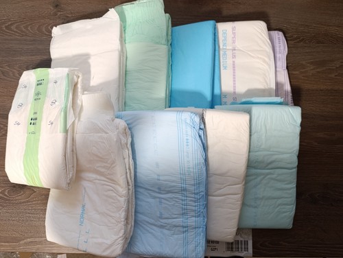 Plastic backed diapers box - backed,