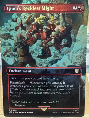 Foil gimli reckless - reckless, might