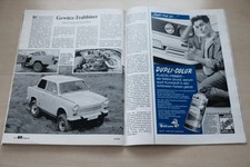 Auto Motor Sport AMS 14/1986 Trabant 601 Allrad (Suzuki SJ 413) in einer seltene