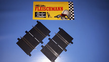 ++ 2 x 3104 viertel Gerade Fleischmann Auto Rallye Autorennbahn +++