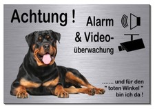 Rottweiler-Hund-Aluminium-Edel
