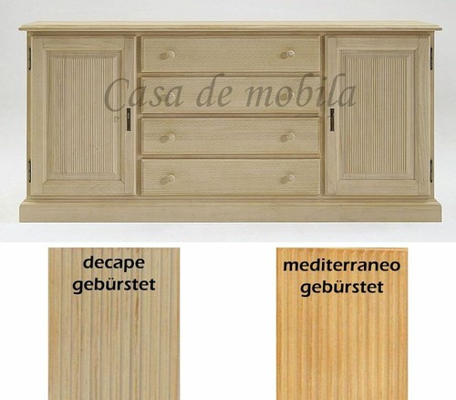Massivholz sideboard - massivholz,
