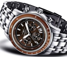 FIREFOX Edelstahl Chronograph