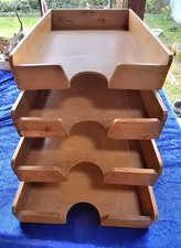 Dokumentenablage 4 Holz