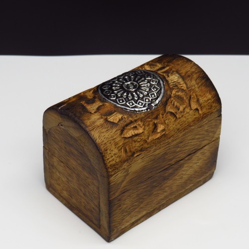 Vintage holz schatulle - holz,