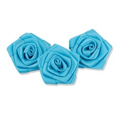 Satinrosen 6cm 3 Stück