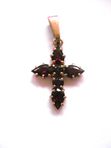 Anhänger kreuz gold - anhänger, mit