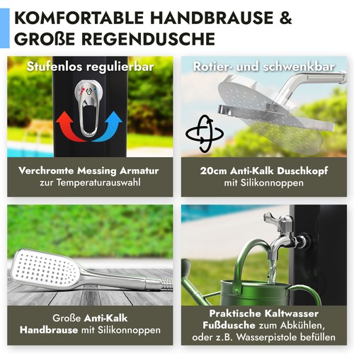 Gartendusche pool handbrause - pool,