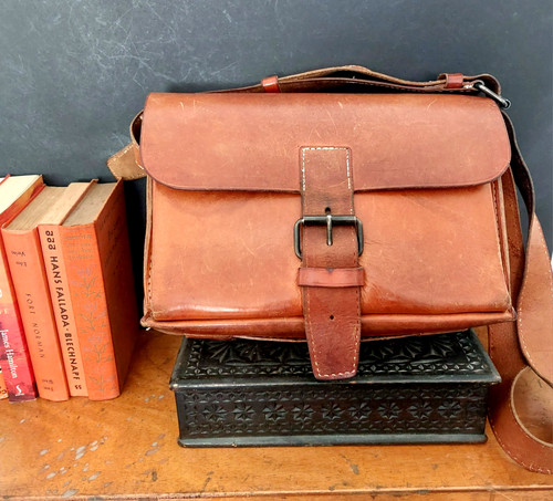 Vintage ledertasche aus - vintage,
