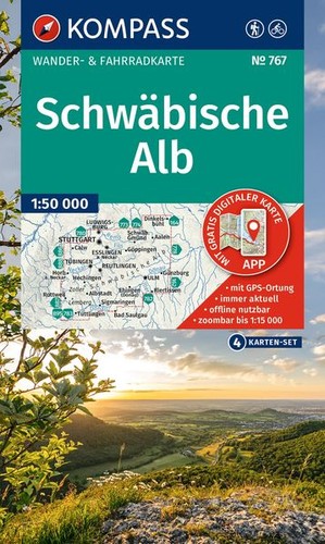 Kompass wanderkarten set 767 - kompass, wanderkarten-set