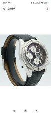 BREITLING CHRONOMAT EVOLUTION A13356 LÜNETTE SCHWARZ TOP ZUSTAND