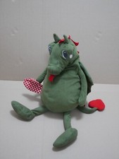 IKEA Flygdrake - grüner Herz Drache mit Herzen - Stofftier Kuscheltier ca. 60 cm