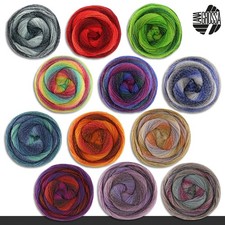 Lana Grossa 3 x 200 g Gomitolo Versione Dochtgarn Farbverlauf Wolle 12 Farben