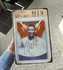 Topps pele autograph - topps,