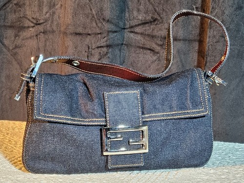 Fendi vintage jeans baguette - fendi,