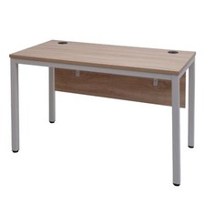 Schreibtisch MCW-E94, Bürotisch Computertisch 120x60cm, natur-weiß