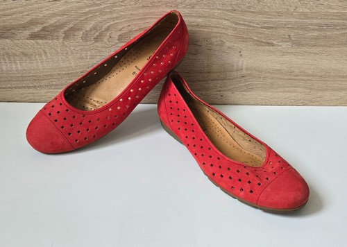 Gabor ruffle leder ballerinas - gabor,