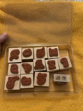 Stampin Up Alphabet Set 26 Buchstaben 