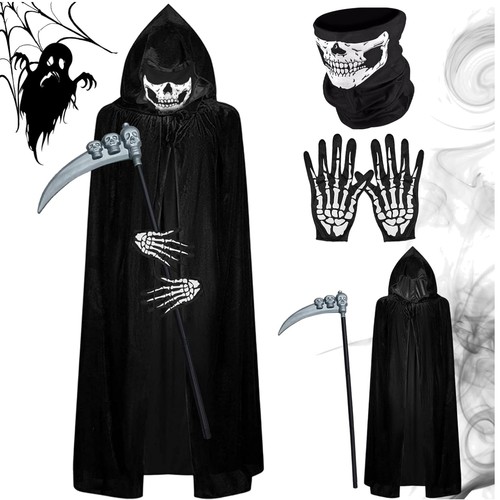 Sensenmann kostüm halloween - sensenmann,