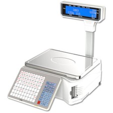 Geeichte Etikettendruckende Ladenwaage ACL-LS5PR Hochanzeige Auszeichnungswaage
