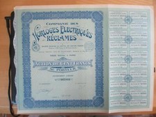 (49) 100 Francs Compagnie des Horloges Electriques, Paris 1924