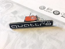Schwarzes Quattro Abzeichen Emblem für A1 A3 A4 A7 A6 Frontgitterabzeichen *Universal Typ