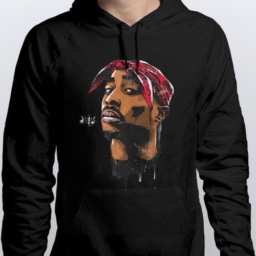 Tupac 2pac shakur hoodie mit - tupac,