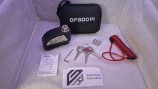 OPSOOPI Motorradschloss, Scheibenbremsschloss mit 130 dB Alarmton | Wasserdicht