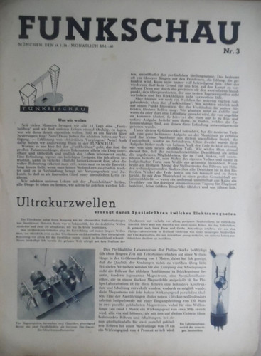 Funkschau 14 1 1934 - 14.1.,