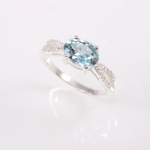 Hübscher aquamarin ring aus - hübscher,