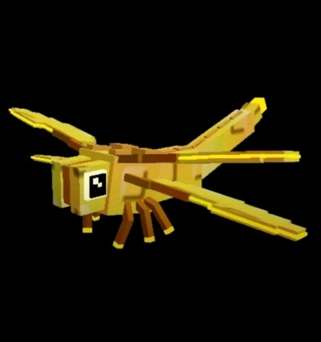 Golden dragonfly grow garden - dragonfly, a