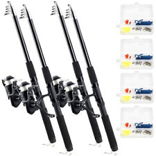 Speeron 4er-Set Einsteiger-Angeln (150 cm), 124-teiliges Komplettset