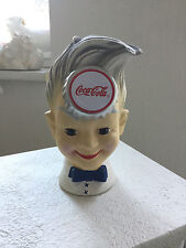 Figur Coca Cola  Büste Dekoration Dekofigur Werbefigur Gips Deko replikat