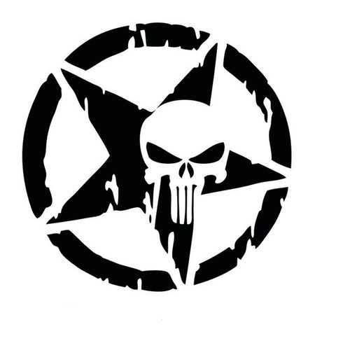 Punisher aufkleber totenkopf - punisher,