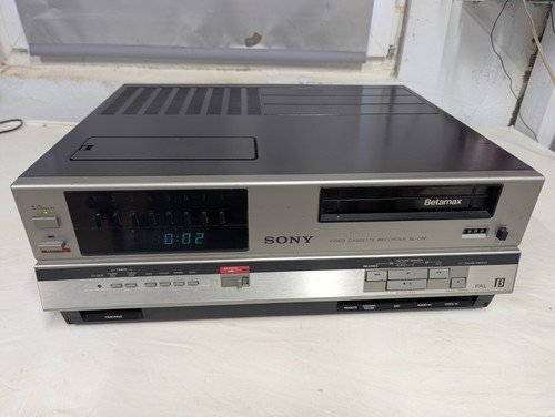 Sony betamax video recorder - video,