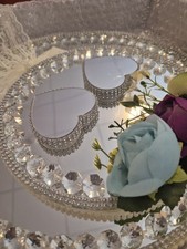 Verlobungs Deko Tablett Ringe