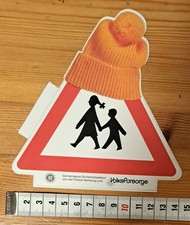 Aufkleber Sticker  Achtung Kinder! Schulbus, Verkehrsschild, Polizei Hamburg 