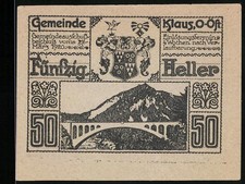 Notgeld Klaus /O.-Öst. 1920